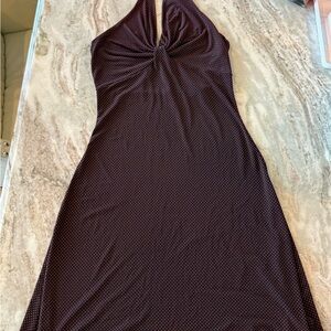 Lipstick Boutique Strapless Halter Fit-and-Flare Dress Size S (no tag)